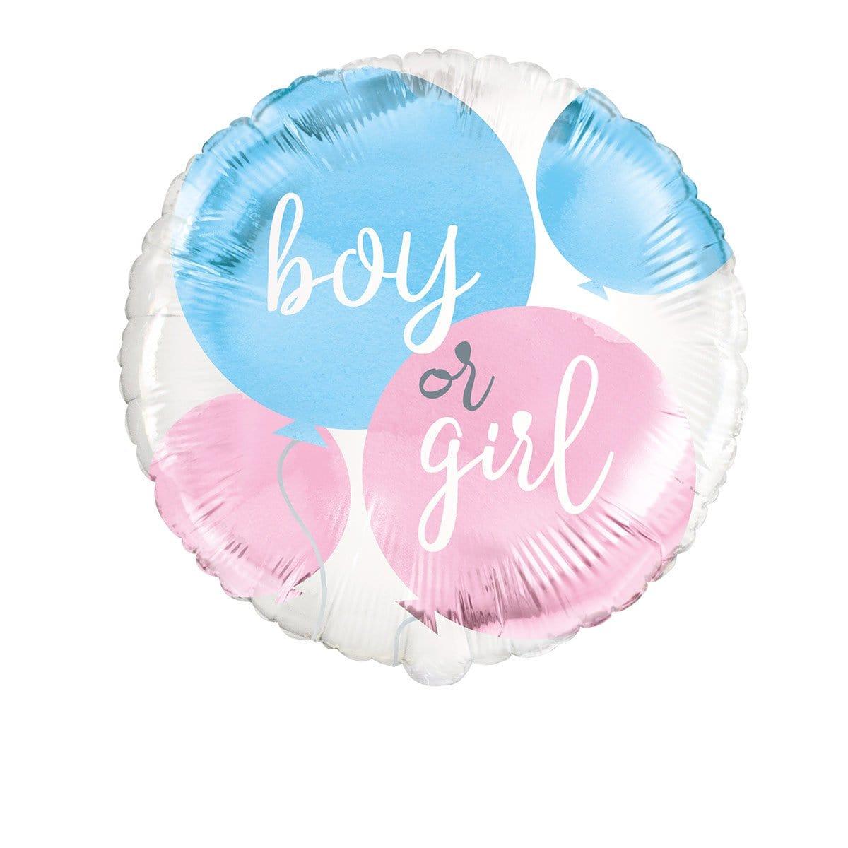 Buy Balloons Gender Reveal Party Foil Balloon, 18 Inches sold at Party Expert