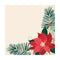 Buy Christmas Red/gold Poinsettia - Bev. Napkins 16/pkg sold at Party Expert