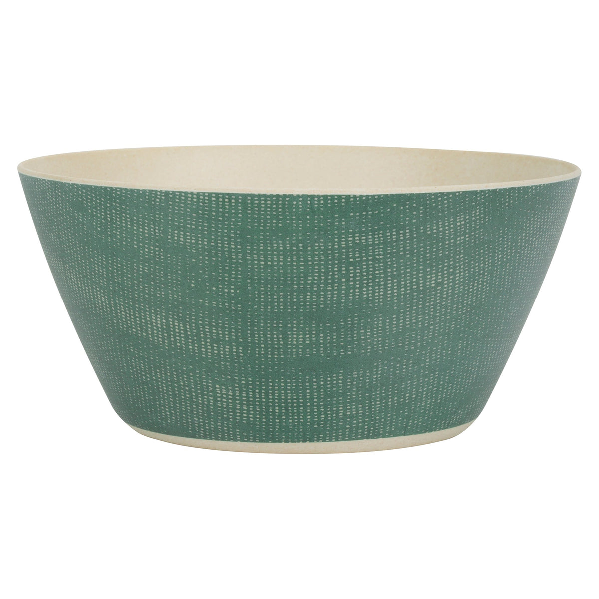 UNIQUE PARTY FAVORS Disposable-Plasticware Green Bamboo Melamine Serving Bowl, 1 Count