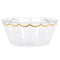 UNIQUE PARTY FAVORS Disposable-Plasticware Plastic Serving Bowl, 10 Inches, 1 Count 011179287550