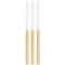 UNIQUE PARTY FAVORS General Birthday Metallic Dipped Cake Candles, 5 Inches, 12 Count 011179262595