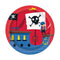 Buy Kids Birthday Ahoy Pirate Dessert Plates, 7 inches, 8 Count sold at Party Expert