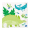 Buy Kids Birthday Blue & Green Dinosaur Beverage Napkins, 16 Count sold at Party Expert