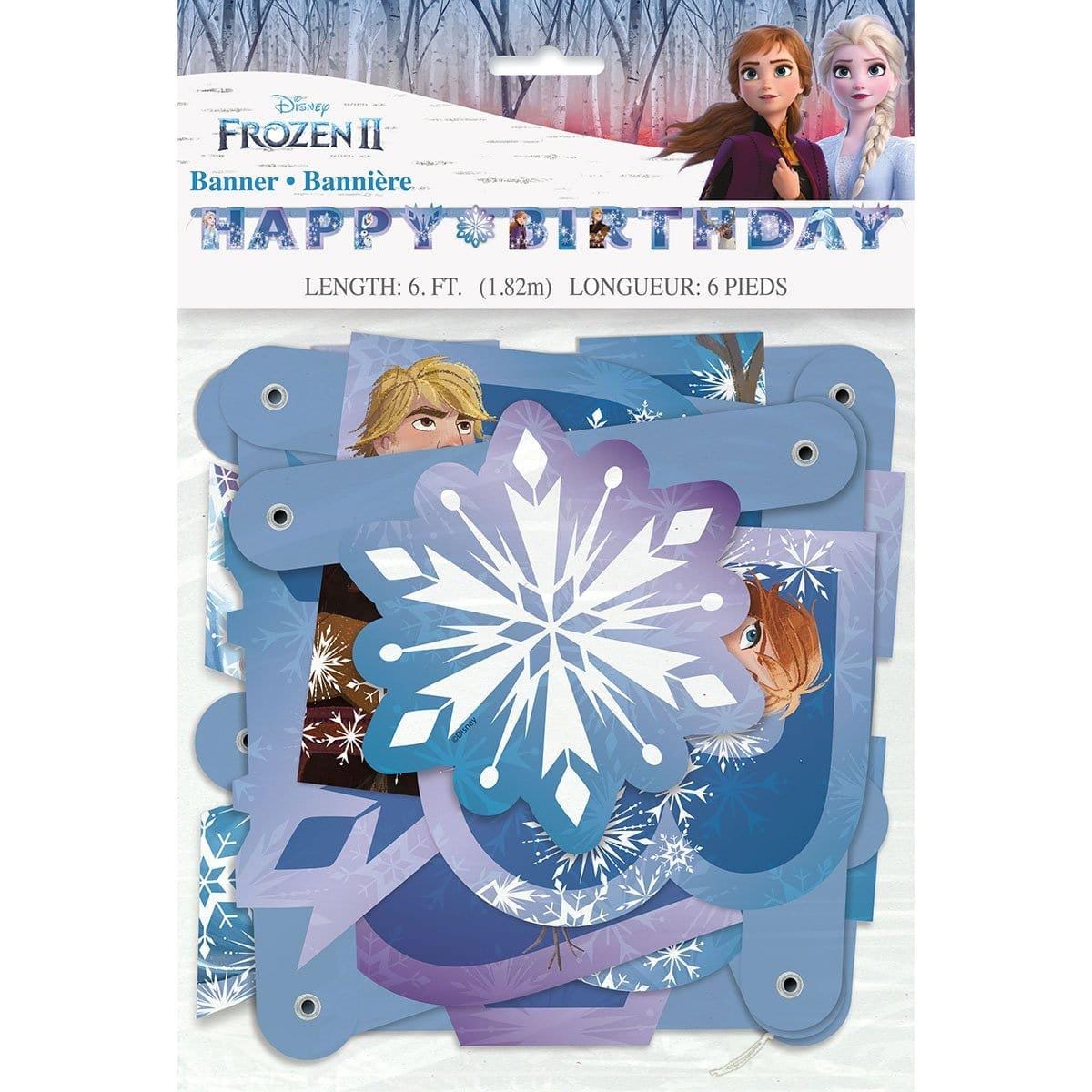 Buy Kids Birthday Frozen 2 banner sold at Party Expert