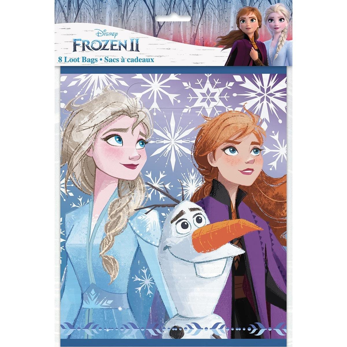 Buy Kids Birthday Frozen 2 favor bags, 8 per package sold at Party Expert