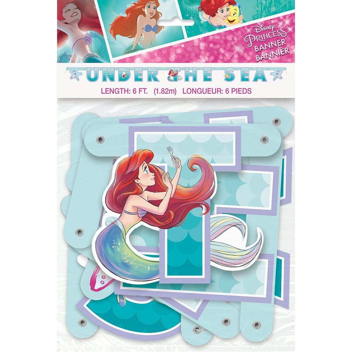 Buy Kids Birthday Little Mermaid banner sold at Party Expert