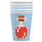 Buy Kids Birthday Minecraft paper cups 9 ounces, 8 per package sold at Party Expert