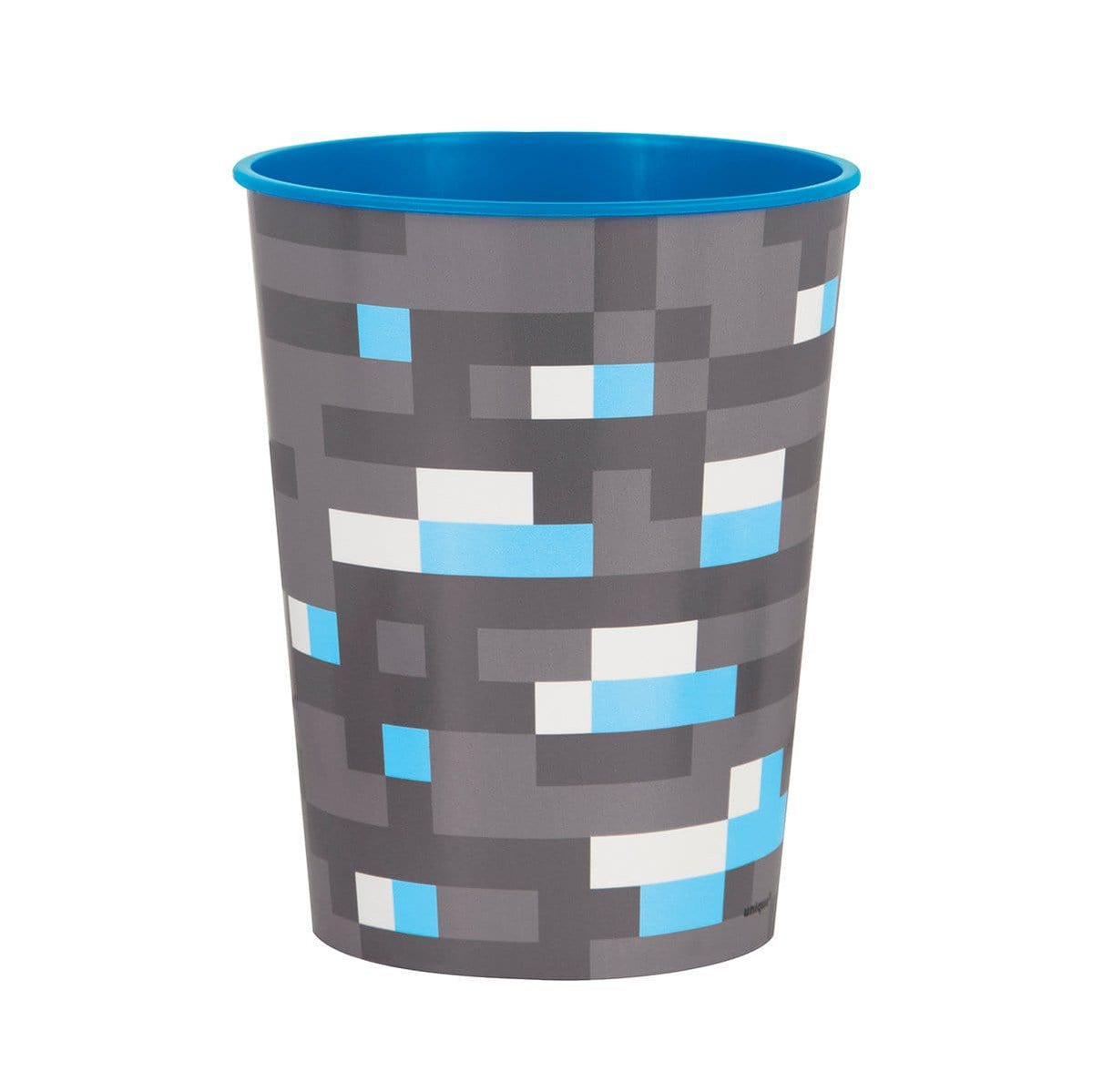 Buy Kids Birthday Minecraft plastic favor cup sold at Party Expert