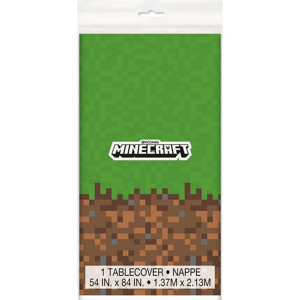 Buy Kids Birthday Minecraft tablecover sold at Party Expert