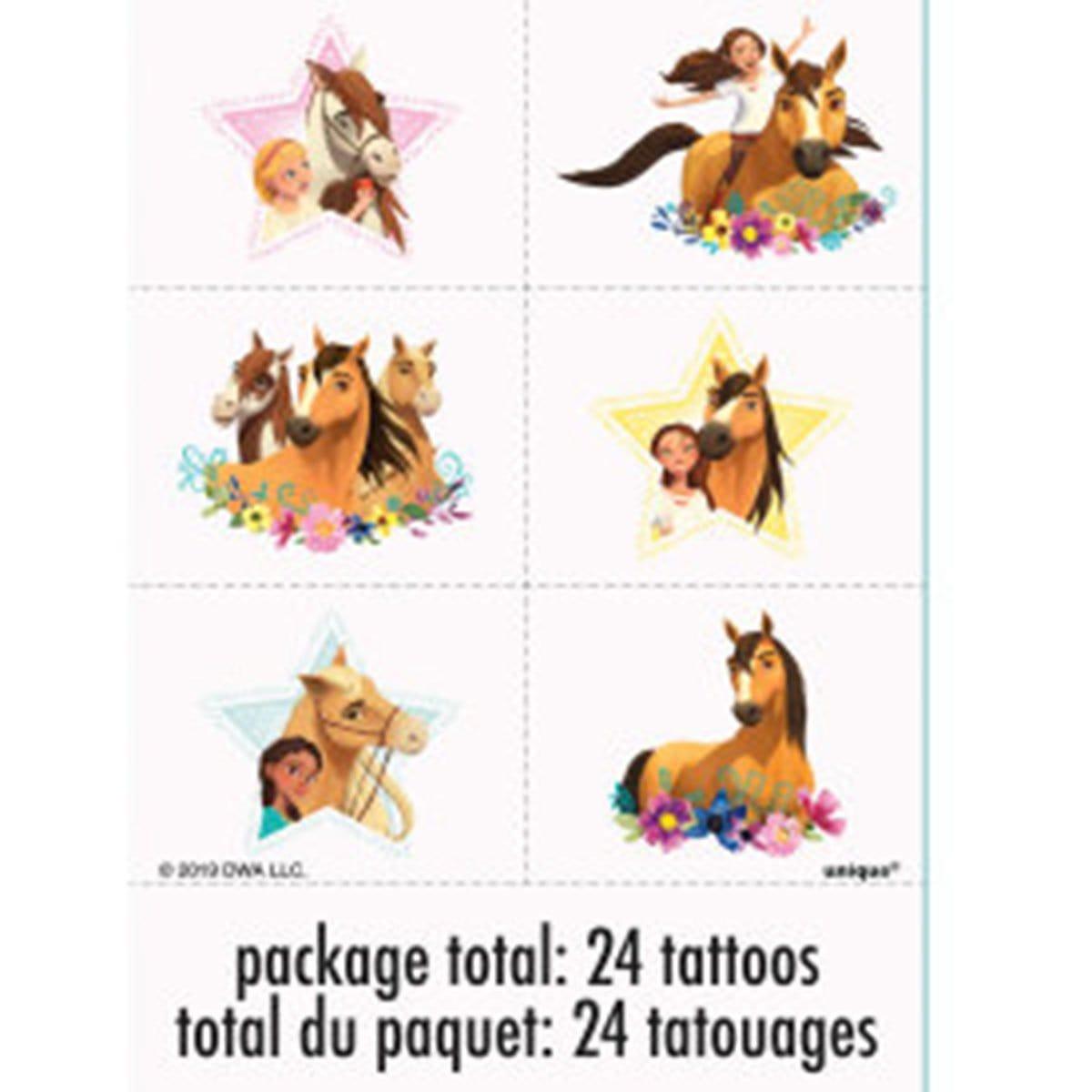 Buy Kids Birthday Spirit Tattoo Sheet, 4 Count sold at Party Expert