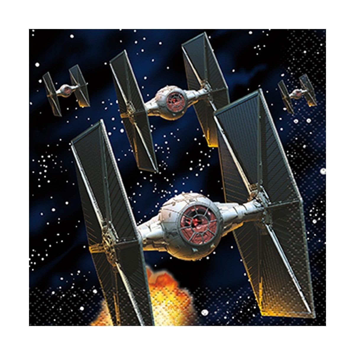 Buy Kids Birthday Star Wars beverage napkins, 16 per package sold at Party Expert