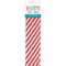 Buy Plasticware Paper Straw With Stripes 10/pkg - Red sold at Party Expert