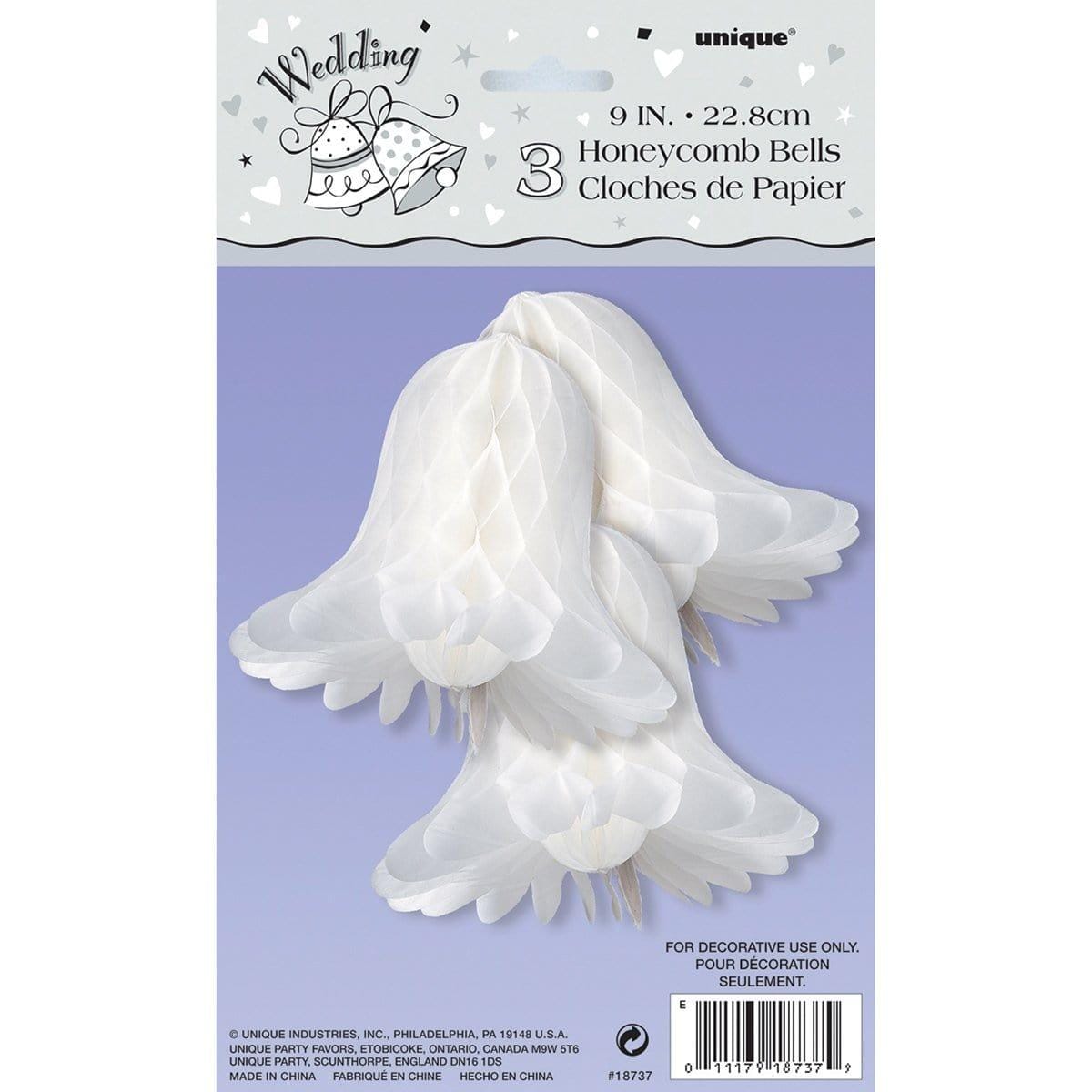 Buy Wedding Honeycomb Bells 9 In. 3/pkg sold at Party Expert