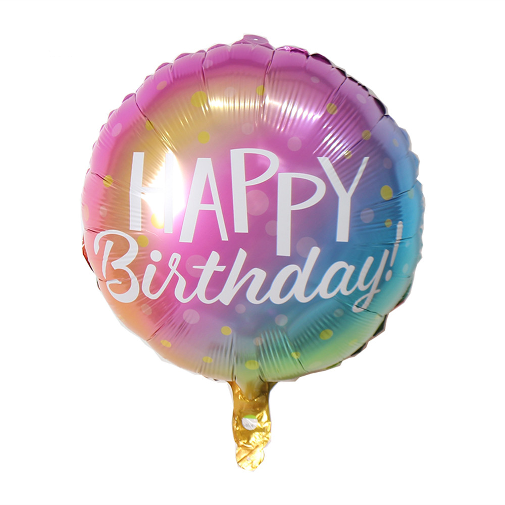 Yiwu PaiJing Import & Export Co., Ltd Balloons Happy Birthday Pink Foil Balloon, 18 Inches 810077657270