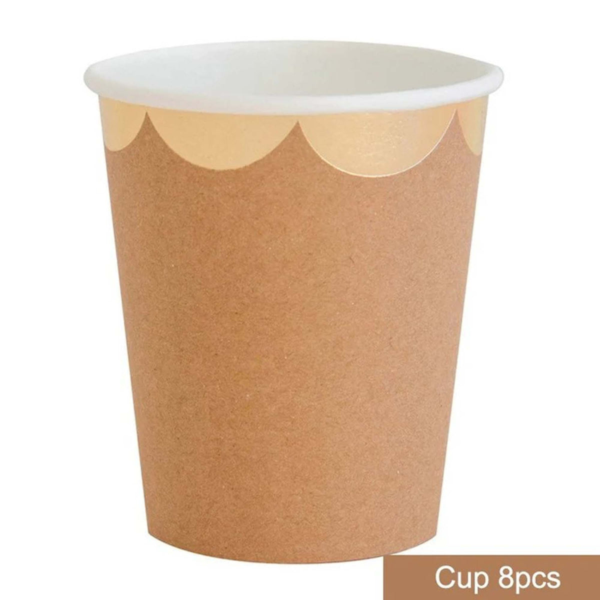 YIWU SANDY PAPER PRODUCTS CO., LTD Everyday Entertaining Kraft Cups, 9 Oz, 8 Count