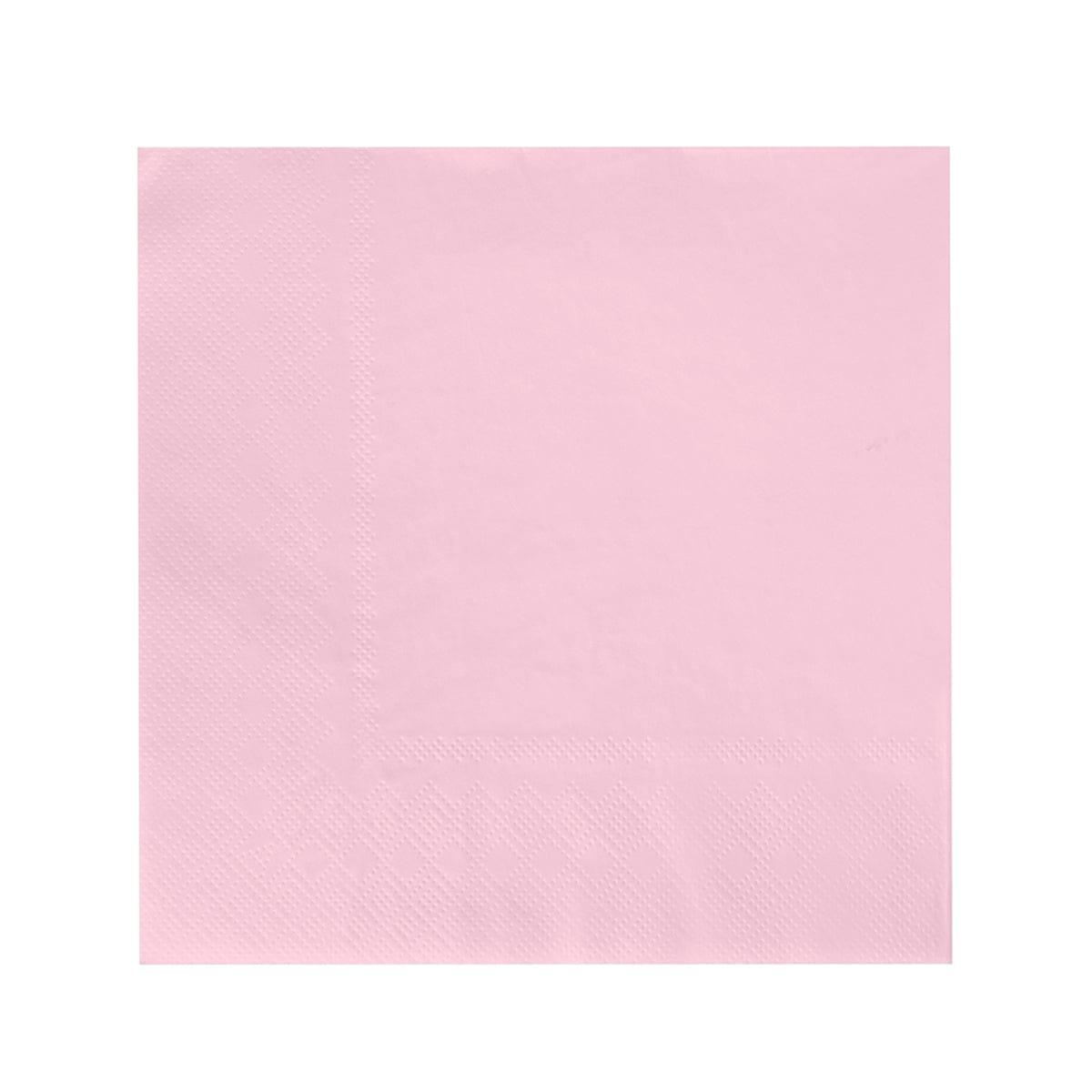 Light Pink Lunch Napkins, 13 Inches, 16 Count | Party Expert