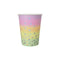 YIWU SANDY PAPER PRODUCTS CO., LTD Everyday Entertaining Rainbow Confetti Cups, 9 Oz, 8 Count